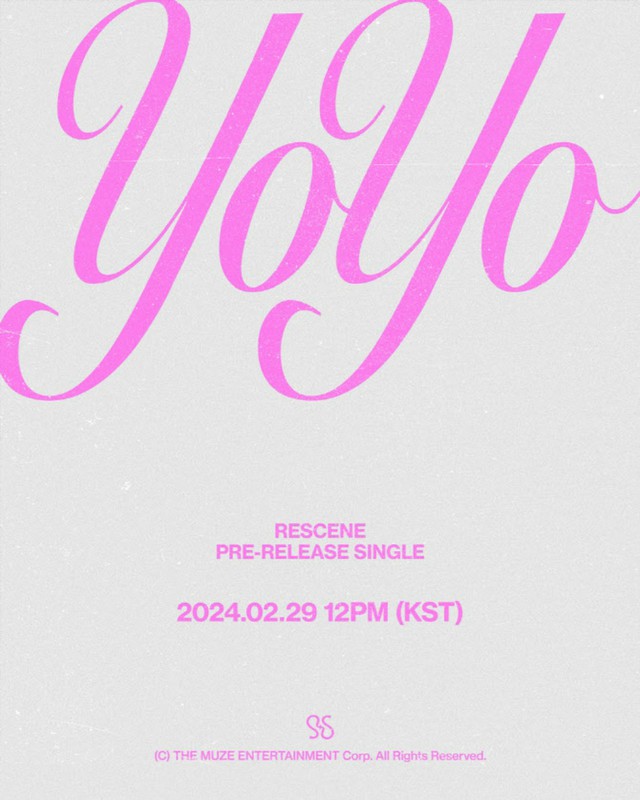 「RESCENE」、先行公開曲「YoYo」29日に発売→正式デビューは3月