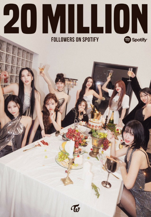 TWICE」、Spotifyのフォロワーが2,000万人を突破…SNSでも熱い視線が注 