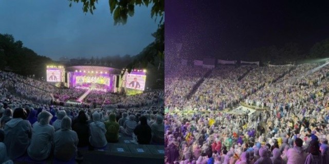 ソン・シギョン、大雨にも野外コンサート場をいっぱいにした観客に…「私は幸せな人」
