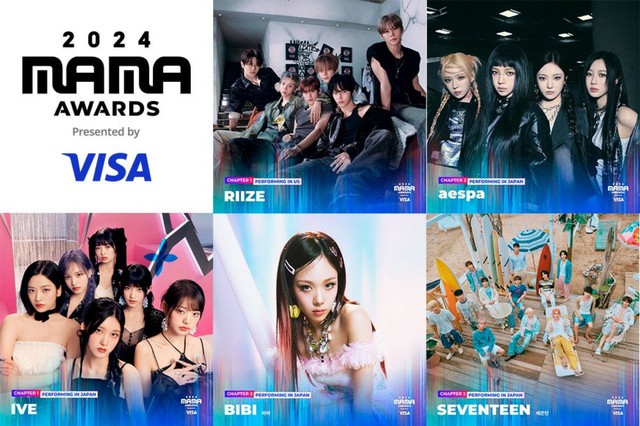 「2024 MAMA AWARDS」、「RIIZE」「aespa」、BIBI、「IVE」、「SEVENTEEN」唯一無二のパフォーマンスをサプライズ予告