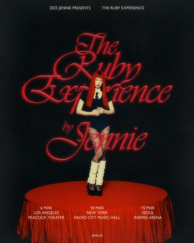 “3月7日カムバック”「BLACKPINK」JENNIE、ロス・ニューヨーク・ソウルで「The Ruby Experience」ショー開催