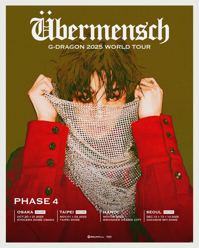 G-Dragon ロールポスター BIGBANG G-DRAGON（BIGBANG）、12月高尺ドームでアンコールコンサート