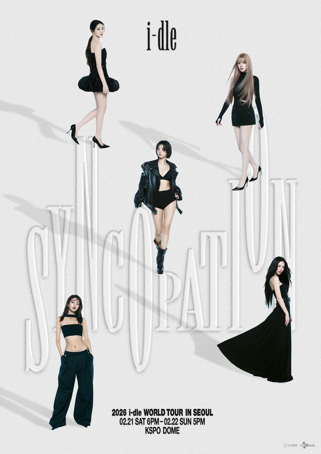 i-dle」、2026ワールドツアー「Syncopation」のメインポスター公開