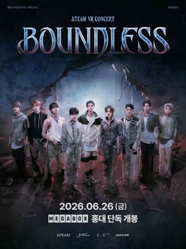 ＆TEAM」、初のVRコンサート「BOUNDLESS」が26日に公開…音声演技と