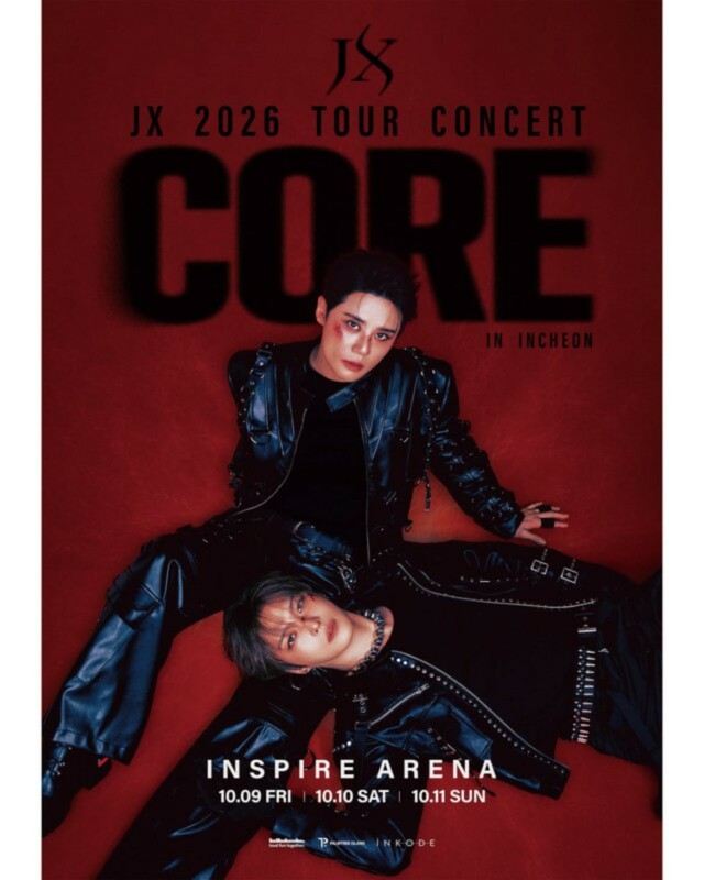 ジェジュン＆ジュンス、2026ツアー「CORE」仁川公演のメインポスターを