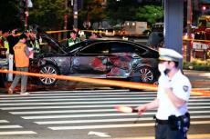 ソウル中心部で歩道に車が突っ込み９人死亡…運転の男を警察が拘束