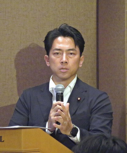 小泉進次郎・元環境相、環境問題は「コストではなく経済成長のエンジン」…東京都内で脱炭素講演