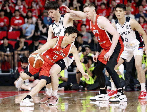 バスケ男子、強化試合で韓国に勝利…パリオリンピックの代表メンバー発表へ