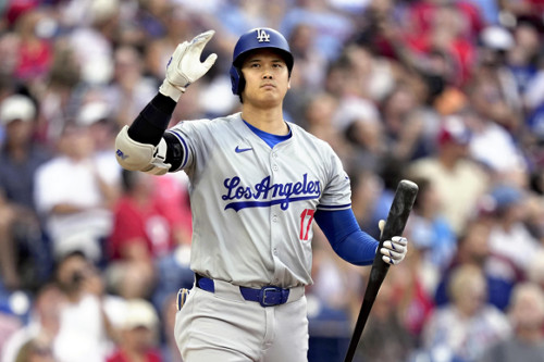 大谷翔平、満塁のチャンスに空振り三振…一度も出塁できずに連続試合盗塁もストップ