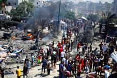 ガザ南部ハンユニス空爆で７１人以上死亡か…イスラエル軍はハマス拠点を制圧と発表