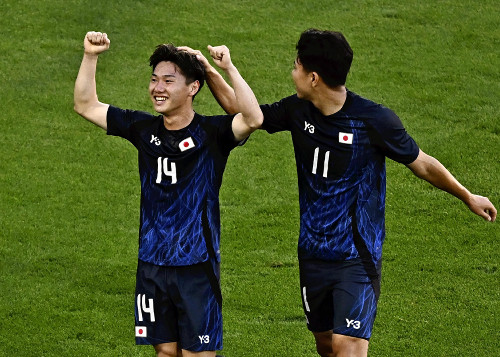 サッカー日本代表オリンピック初戦、三戸舜介の右足から先制ゴール…左サイドで輝き放つ