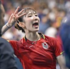 早田ひな準々決勝進出、今夜４強かけて北朝鮮選手と対戦「対策はなかなかできない」