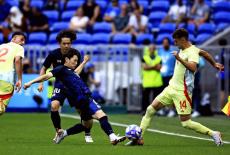 サッカー日本代表、ＣＫからまたもフェルミン・ロペスにゴール許す…スペインと２点差に
