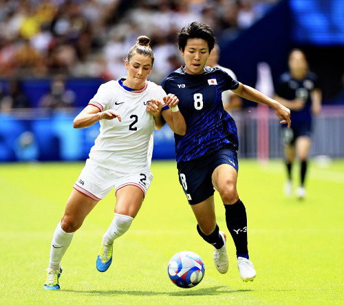 サッカー女子日本、左サイドの清家貴子が攻撃を活性化…アメリカ戦前半終了