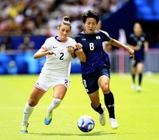 サッカー女子日本、左サイドの清家貴子が攻撃を活性化…アメリカ戦前半終了