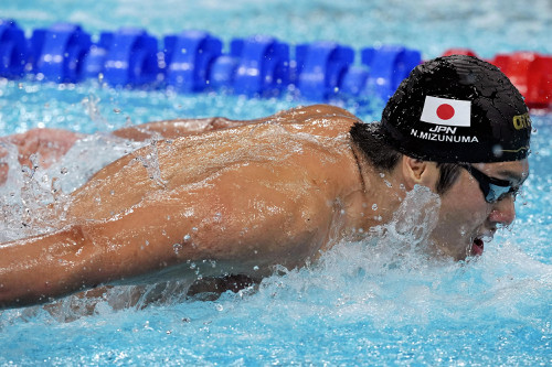 水沼尚輝、１００ｍバタフライ８位…「ざわめくような歓声を力にできた」