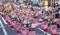 「ヤッショ、マカショ」の掛け声…山形花笠まつりが開幕