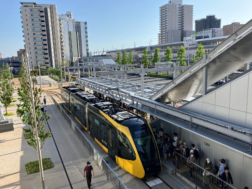 宇都宮ＬＲＴ、７月利用者４３万９８４７人で過去最高…通勤・通学や「ベルモール」利用の客多く