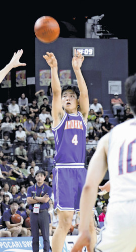 バスケ男子・美濃加茂が決勝進出、主将が勝負所で３点シュート決める「必ず優勝したい」