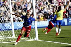 サッカー女子はアメリカが３大会ぶり５度目「金」、決勝でまたもブラジル下す