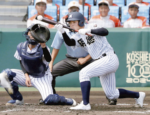 明徳義塾　手堅く７点　