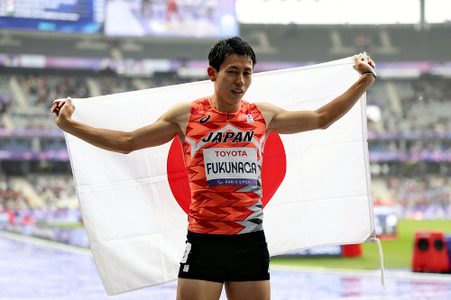 陸上・福永凌太、４００ｍ銀メダル…パリパラリンピック