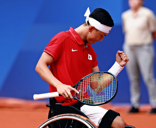 小田凱人がパラ初優勝、マッチポイントしのぎ逆転…日本の「金」東京大会を上回る