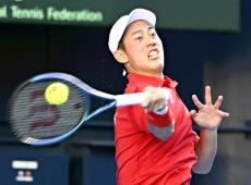 西岡良仁と錦織圭がコロンビア戦シングルスで連勝…デビス杯ファイナル予選進出に王手