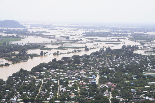 ミャンマーで台風１１号による洪水被害、２２６人死亡・３０万人避難…国軍トップが異例の支援呼びかけ