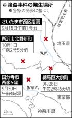 東京・埼玉の連続強盗致傷、３事件指示役は秘匿性高いアプリ使用…登録名が同じ