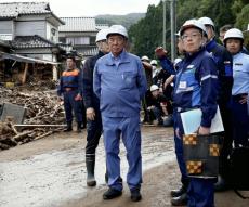 石破首相、就任後初の地方視察は能登北部…輪島で浸水仮設住宅や朝市通りの火災現場など視察