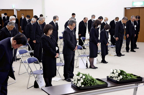 死者・行方不明者計１２０人以上の台風１９号から５年、宮城・丸森で追悼式