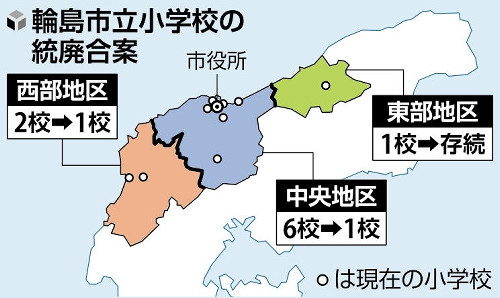 輪島市立小９校を３校に再編案、人口流出加速の恐れ…地震で損傷の全校を修繕する余裕なく