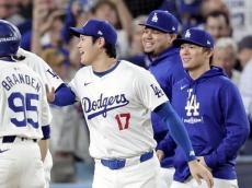 ドジャースが４年ぶりワールドシリーズ進出、ヤンキースと対戦へ…大谷翔平２安打１打点