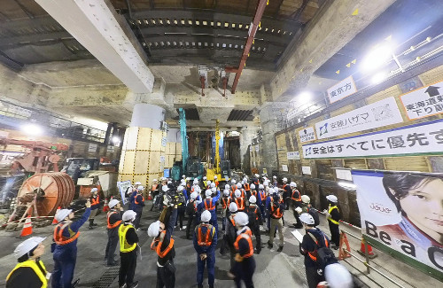 リニア工事、品川駅で見学ツアー…近隣住民「ワクワクした」