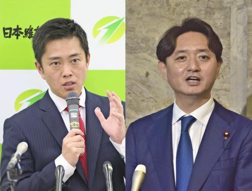 吉村洋文知事と金村龍那衆院議員、日本維新の会代表選に出馬表明…知名度高い吉村氏が軸か