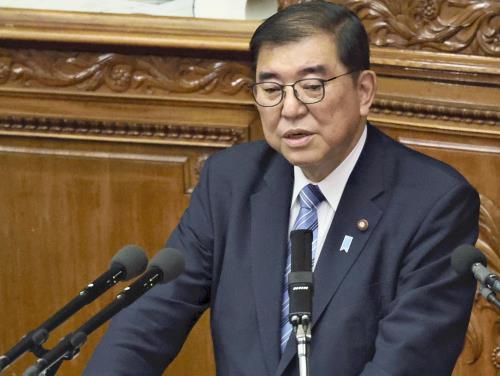 企業・団体献金巡り石破首相「自民党としては不適切だと考えてはいない」…国会の代表質問始まる