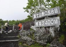 富士山の入山料、静岡側１人４０００円で調整…夜間の規制は開始時間の統一目指す