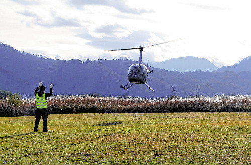 山梨県初の「空の駅」に…富士川町がヘリポート整備へ、富士山の遊覧飛行などを想定