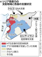 アサド政権崩壊１週間、シリアは勢力乱立…「イスラム国」は再拡張狙い不穏な動き