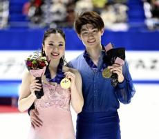 結成２季目アイスダンス吉田唄菜・森田真沙也組、全日本初Ｖ「世界のトップに食い込む」