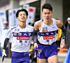 区間新の駒大・佐藤圭汰「１０か月ぶりのレースで緊張していた」