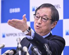 日本製鉄会長、ＵＳスチール買収は「最善の道と確信」…バイデン氏対応を「政治的介入だ」と批判