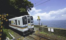 乗って・飲んで・食べて…列車内で日本酒の飲み比べ、海を見ながらエビの煮物やちらしずしも