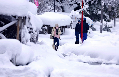 日本海側中心に大雪続く、広島・北広島で６０ｃｍの積雪…１１日にかけ日本海側中心に大雪の恐れ