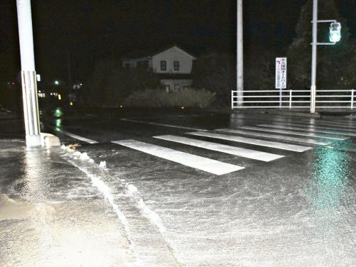 水道管破損で２世帯断水、落石で通行止めも…宮崎県で震度５弱