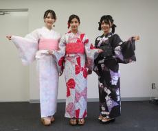 ハローキティ×浴衣、日本発の文化がコラボ　コロナ禍から復活した夏イベント「楽しんで」マイメロ、クロミも