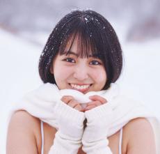 雪の中で“超薄着”撮影！NHKドラマ出演女優・福井梨莉華「週プレ」北海道ロケで熱々の“奇跡のボディ”披露